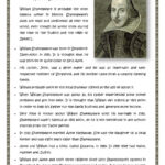 Shakespeare Language Worksheet British Council Worksheet