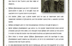 Shakespeare Language Worksheet British Council Worksheet