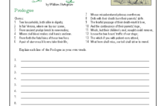 Shakespeare s Romeo And Juliet Understanding The Prologue