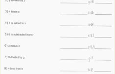 Simplifying Algebraic Expressions Worksheet Answers