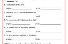 Singular Plural Nouns Interactive Worksheet