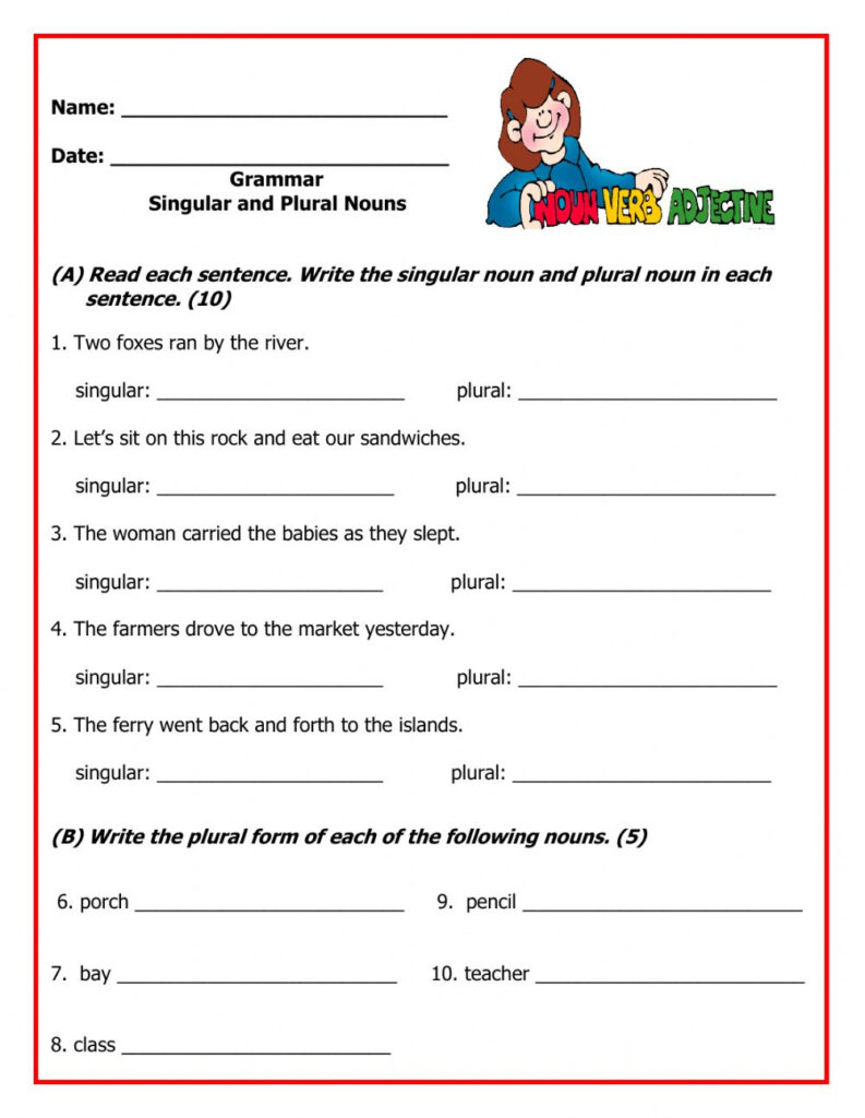 Singular Plural Nouns Interactive Worksheet Hot Sex Picture 