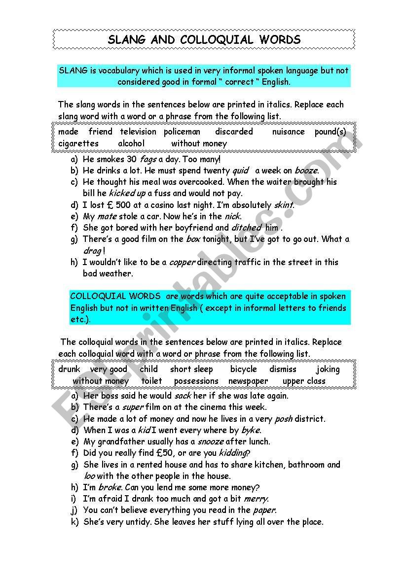 colloquial-language-worksheet-language-worksheets