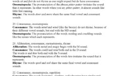 Sound Devices In Poetry Worksheet Nidecmege