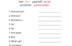 Spanish Greetings classroomiq spanishworksheets newteachers