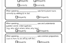 Speaking Language Assessment Worksheet Have Fun Teaching