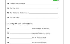 Subjects Predicates Super Teacher Worksheets Super Teacher