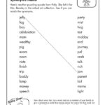 Synonym Match Language Arts Worksheets For Kids JumpStart
