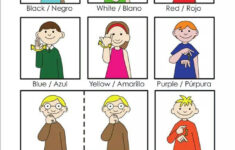 Teach Your Students How To Say The Colors In Sign Language Good For