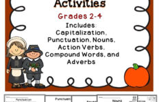 Thanksgiving Language Arts Activities For The Elementary Classroom I