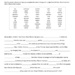 The Crucible Act 2 Worksheet Answers Worksheet List