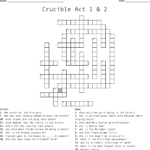 The Crucible Act 2 Worksheet Answers Worksheet List