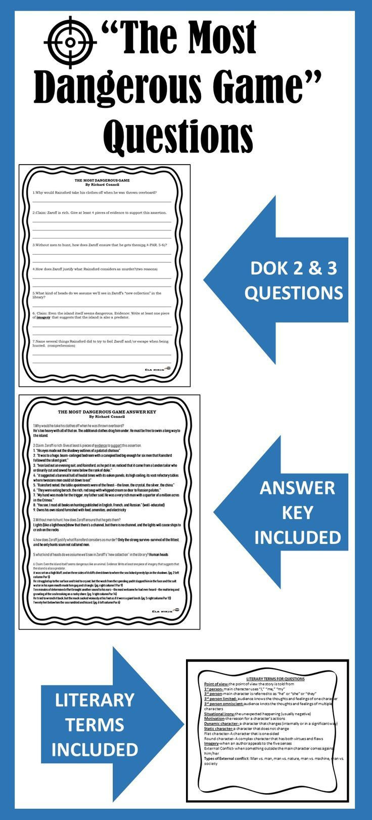 The Most Dangerous Game Worksheet Pdf Worksheet