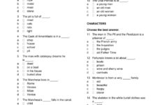 The Pit And The Pendulum And Other Stories Test 3 ESO Worksheet