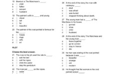 The Pit And The Pendulum And Other Stories Test 3 ESO Worksheet