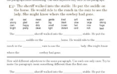 Time To Saddle Up Some Adjectives Descriptive Language Adds Interest