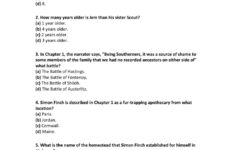 To Kill A Mockingbird Chapters 1 3 Worksheet