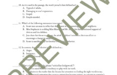 To Kill A Mockingbird Close Reading Worksheet Chapter 22 Teaching