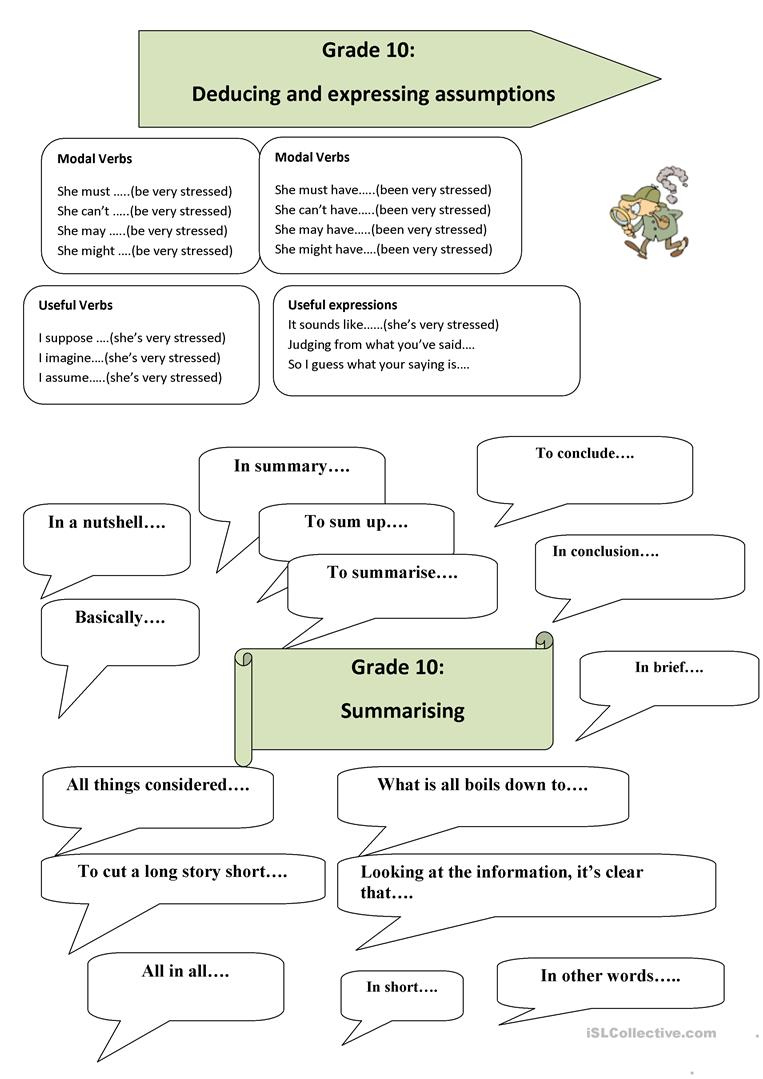 Trinity GESE Grade 10 Language Functions English ESL Worksheets For 