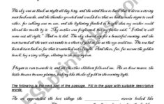 Using Descriptive Language ESL Worksheet By Edithv