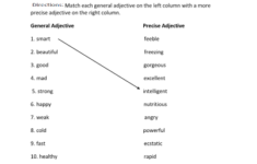 Using Precise Language Worksheet Worksheet List
