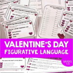 Valentine S Day Activity Figurative Language Task Cards With Images