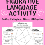 Valentine S Day Figurative Language Activity Figurative Language