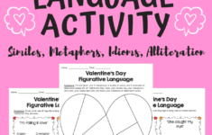 Valentine s Day Figurative Language Activity Figurative Language