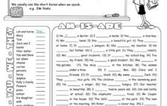 Verb To Be English As A Second Language ESL Worksheet This Is An