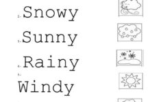 Weather 1st Grade English ESL Worksheets For Distance Learning And