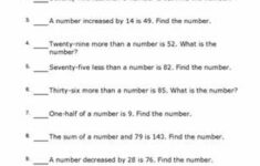 Worksheets Algebra Worksheets Pre Algebra Worksheets Pre Algebra