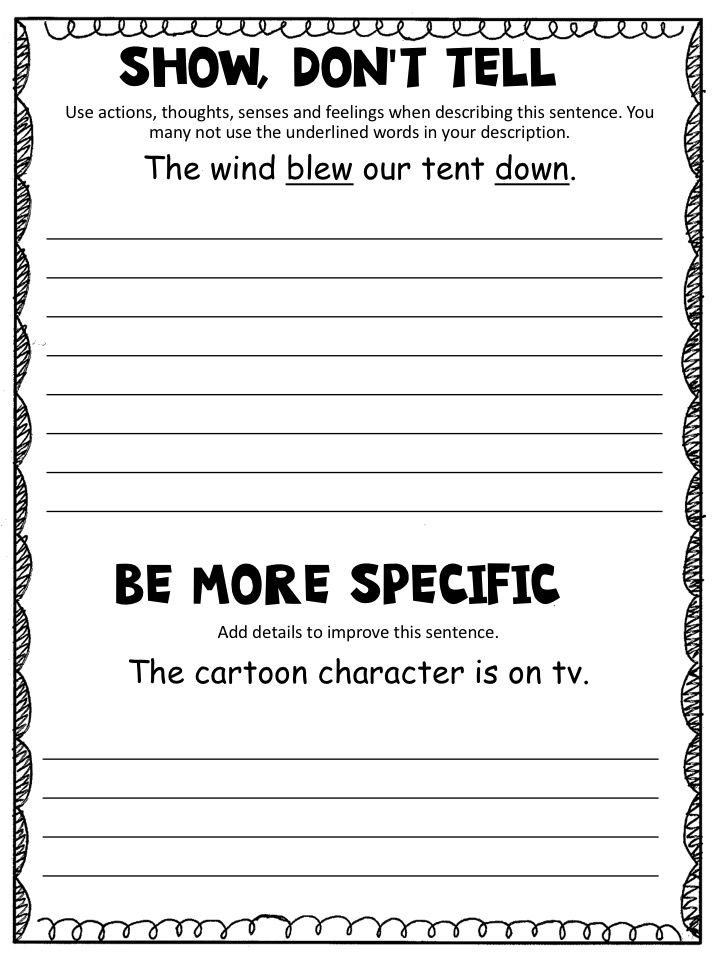 Writing Activities Precise Language Writing Activities Writing Lessons