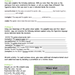 Year 6 Figurative Language Worksheet Activities Natural Curriculum